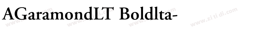 AGaramondLT Boldlta字体转换